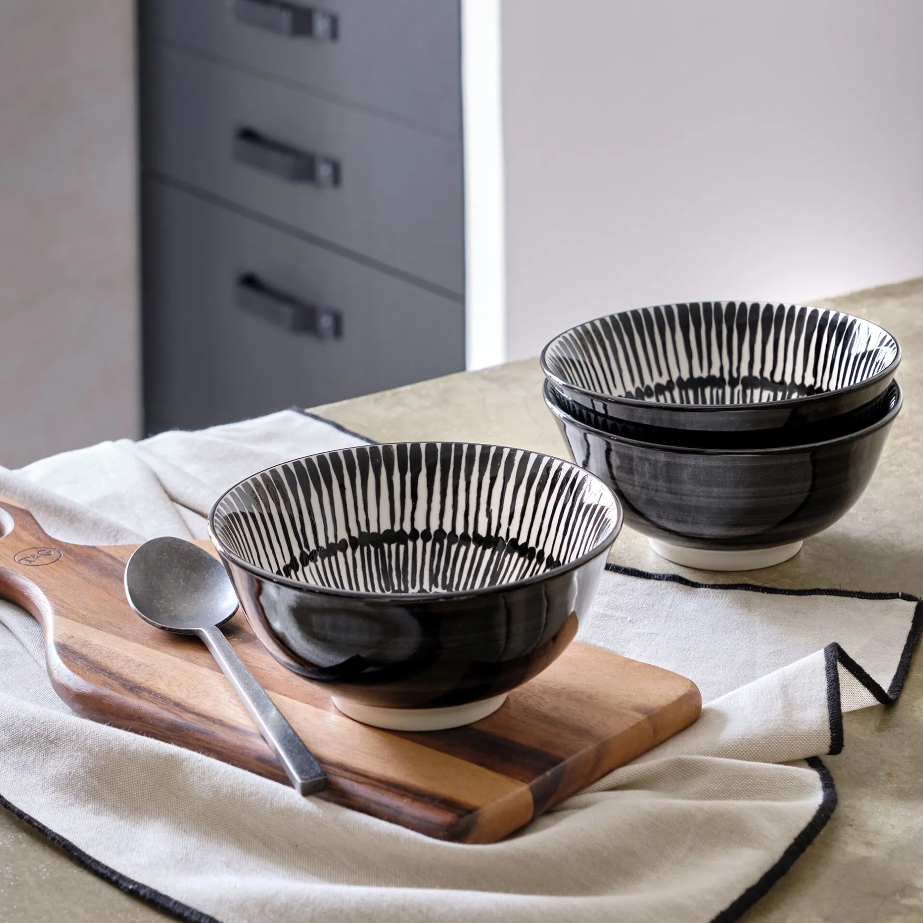 Vaisselle Petit Déjeuner|Coupelle*alinea Coupelle en porcelaine D15,5cm - Noir