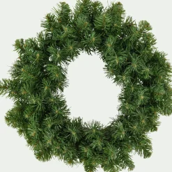 Couronne De Noël*alinea Couronne décorative en pin artificiel - D45cm Vert