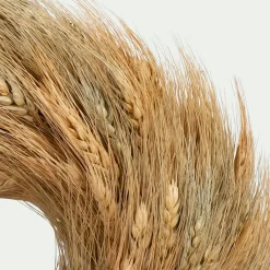 Couronne De Noël*alinea Couronne de Noël en épis de blé D27cm - Naturel