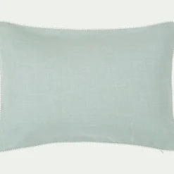 Coussin*alinea Coussin à passepoil bicolore en coton 30x50cm - calaluna Bleu