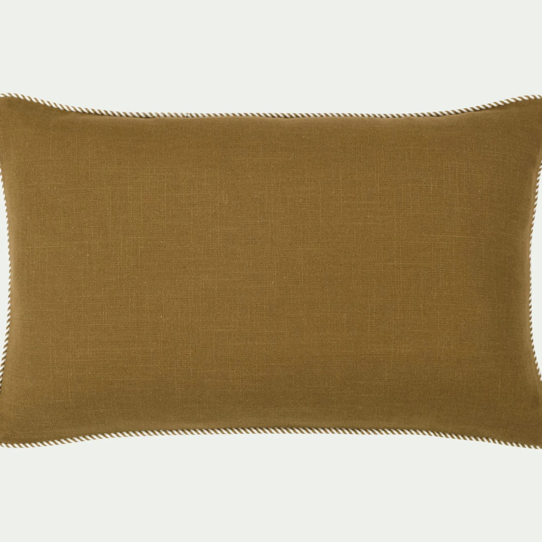 Coussin*alinea Coussin à passepoil bicolore en coton 30x50cm - mousse Vert