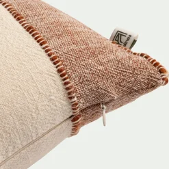 Coussin*alinea Coussin à rayures en coton 30x50cm - brun Marron