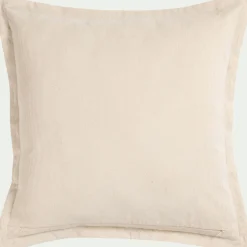Coussin*alinea Coussin bicolore en velours côtelé 45x45cm - sable Beige