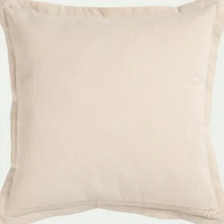 Coussin*alinea Coussin bicolore en velours côtelé 45x45cm - brun rustrel Marron