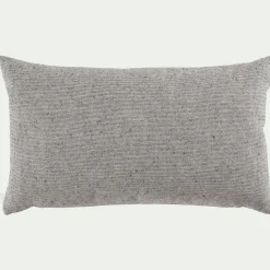 Coussin*alinea Coussin chambray en coton 30x50cm - Gris