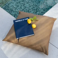 Coussin Exterieur*alinea Coussin de jardin en tissu - alep 70x70cm Jaune