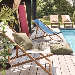 Coussin Exterieur*alinea Coussin de jardin en tissu - sable 45x45cm Beige