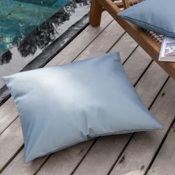 Coussin Exterieur*alinea Coussin de jardin en tissu - 70x70cm Bleu calaluna