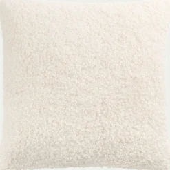 Coussin*alinea Coussin effet moutonné synthétique 45x45cm - Blanc