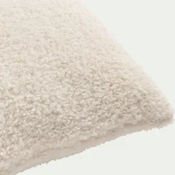 Coussin*alinea Coussin effet moutonné synthétique 45x45cm - Blanc