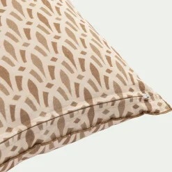 Coussin*alinea Coussin en coton à motif 45x45cm - Beige