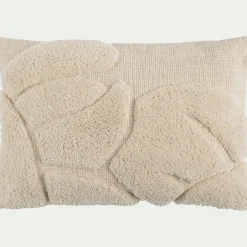Coussin*alinea Coussin en coton effet laineux 40x60cm - Beige