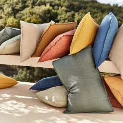 Coussin*alinea Coussin en lin lavé 40x60cm - archillea Jaune