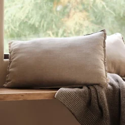 Coussin*alinea Coussin en lin lavé 40x60cm - Naturel