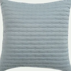 Coussin*alinea Coussin en tissu surpiqué 45x45cm - calaluna Bleu