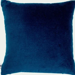 Coussin*alinea Coussin en velours de coton - figuerolles 45x45cm Bleu