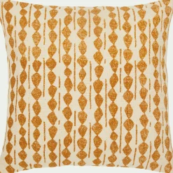 Coussin*alinea Coussin ethnique en coton 45x45cm - beige nèfle Jaune