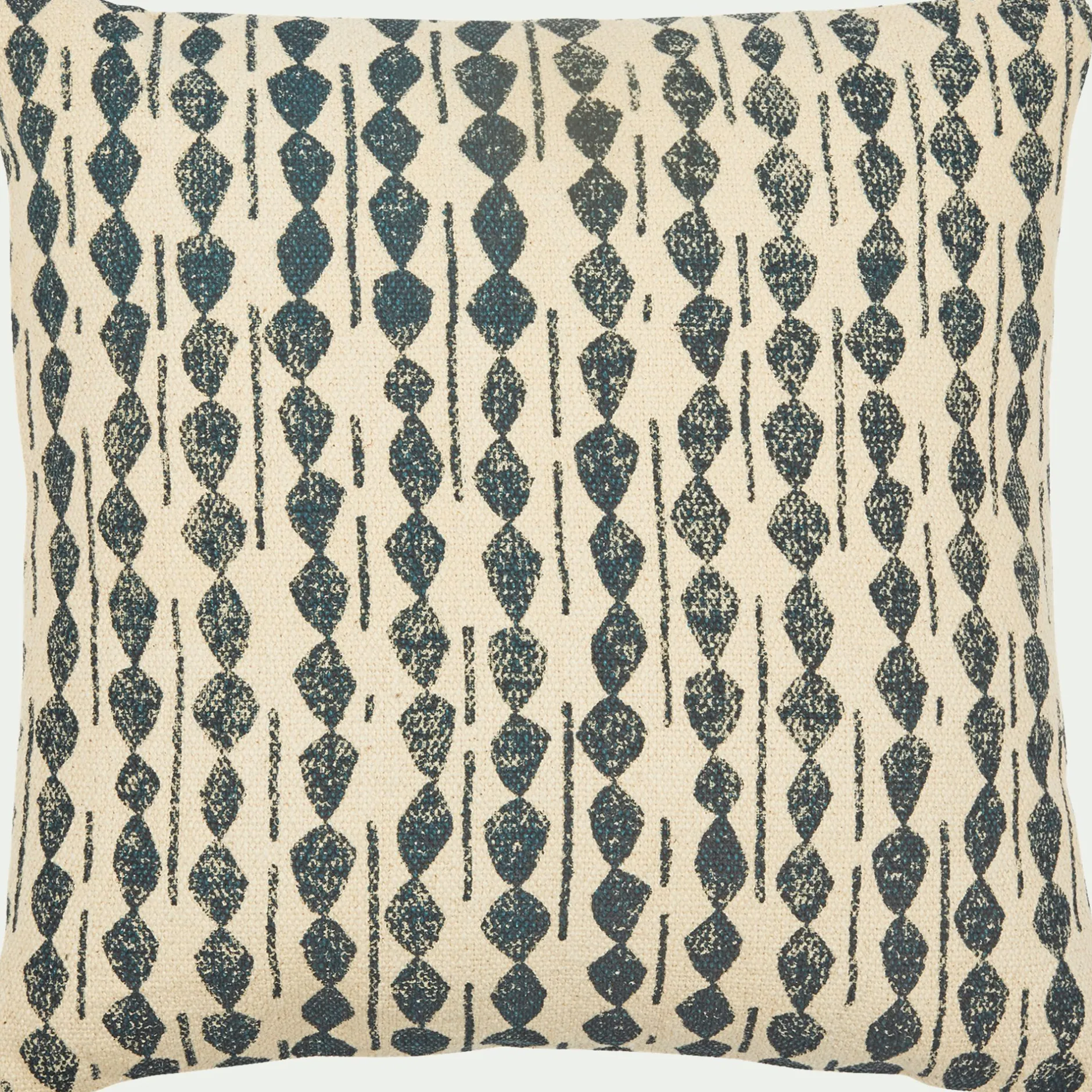 Coussin*alinea Coussin ethnique en coton 45x45cm - figuerolles Bleu