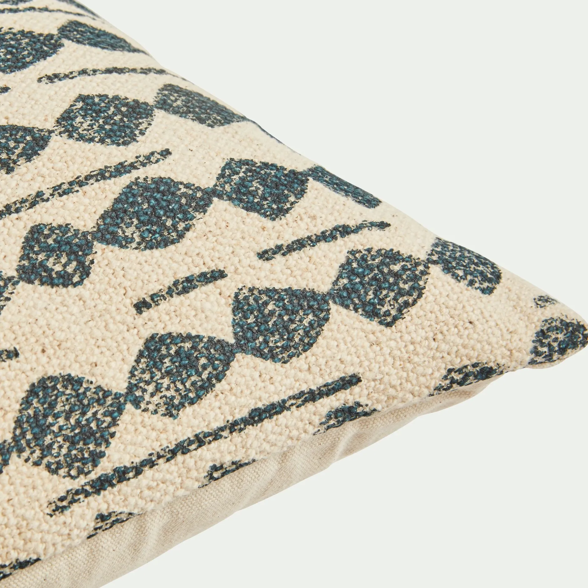 Coussin*alinea Coussin ethnique en coton 45x45cm - figuerolles Bleu