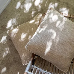 Coussin*alinea Coussin finition passepoil en coton 45x45cm - Naturel