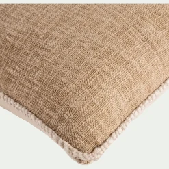 Coussin*alinea Coussin finition passepoil en coton 45x45cm - Naturel