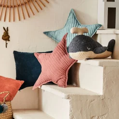 Bureau Enfant|Coussin Enfant*alinea Coussin forme étoile 45x45cm - Bleu