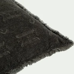 Coussin*alinea Coussin frangé en velours 30x50cm - cèdre Vert