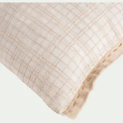 Coussin*alinea Coussin khanta en lin et coton 40x60cm - blanc