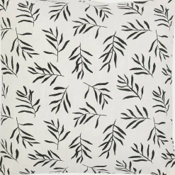 Coussin*alinea Coussin motif Aloyse en coton 45x45cm - noir et Blanc