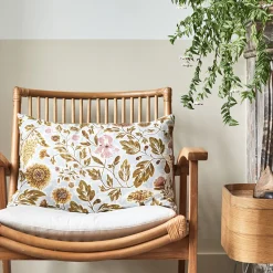 Coussin*alinea Coussin motif Provence en coton 40x60cm - Marron