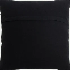 Coussin*alinea Coussin motifs laineux en coton 45x45cm - Noir