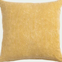 Coussin*alinea Coussin surpiqué en coton 45x45cm - blé Jaune