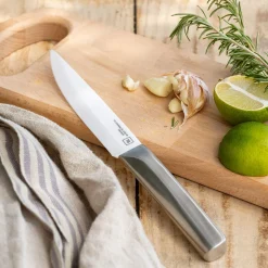 Couvert De Table*alinea Couteau à steak en céramique - métallisé Gris