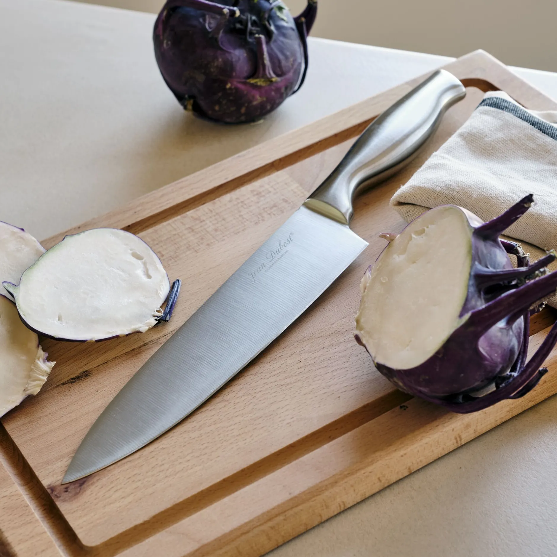 Couteau De Cuisine*alinea Couteau chef en inox Gris