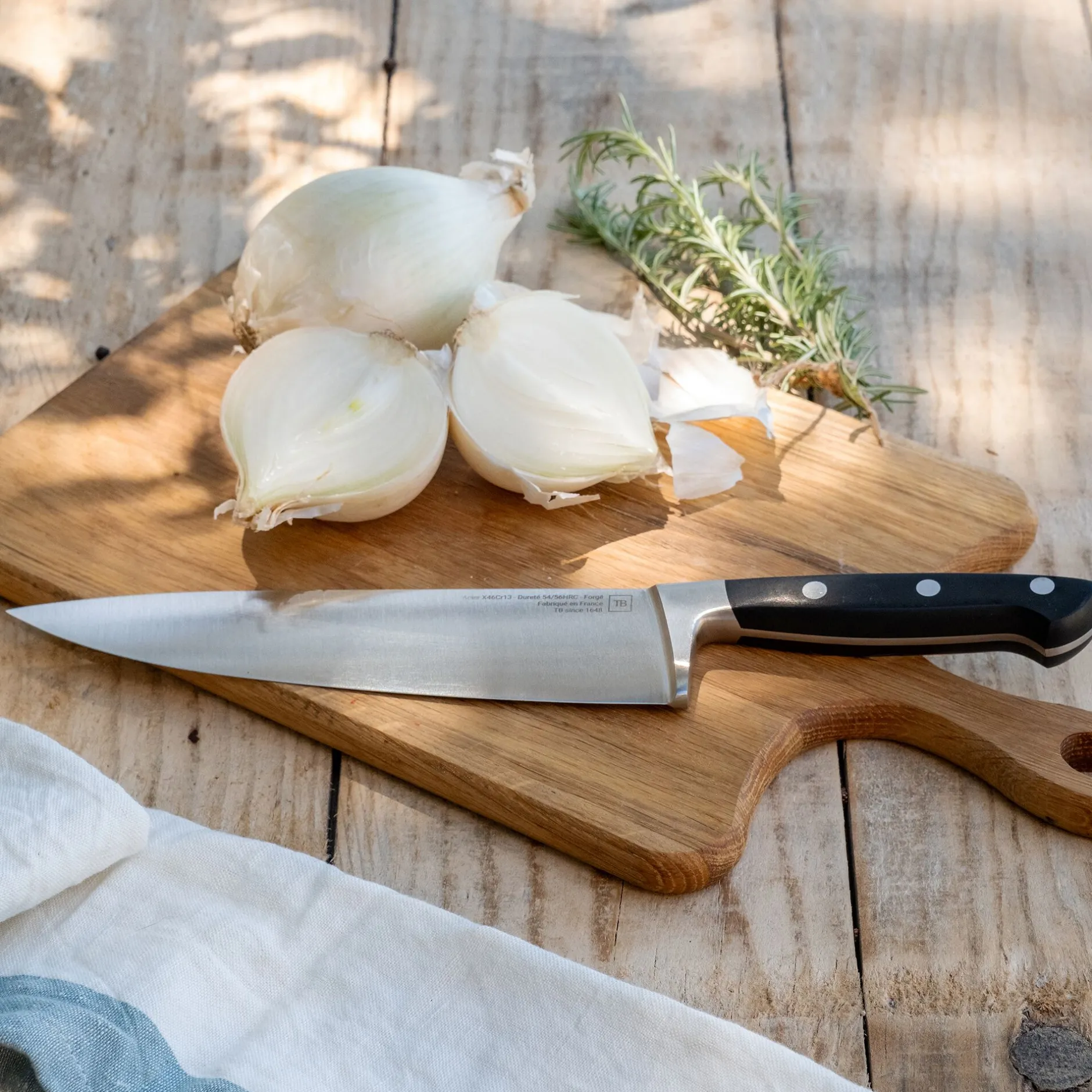 Couteau De Cuisine*alinea Couteau de chef forgé avec lame 19cm en métal