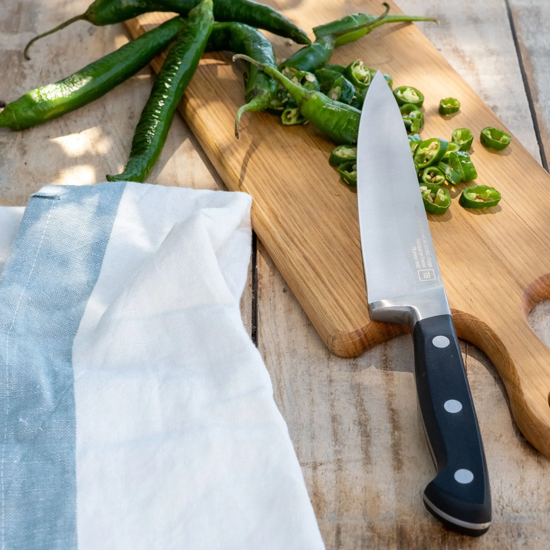 Couteau De Cuisine*alinea Couteau de cuisine forgé avec lame 17cm en métal