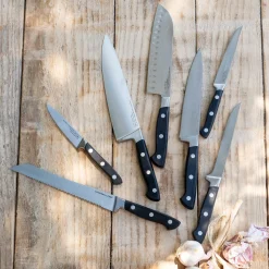 Couteau De Cuisine*alinea Couteau d'office forgé avec lame 9cm en métal Noir