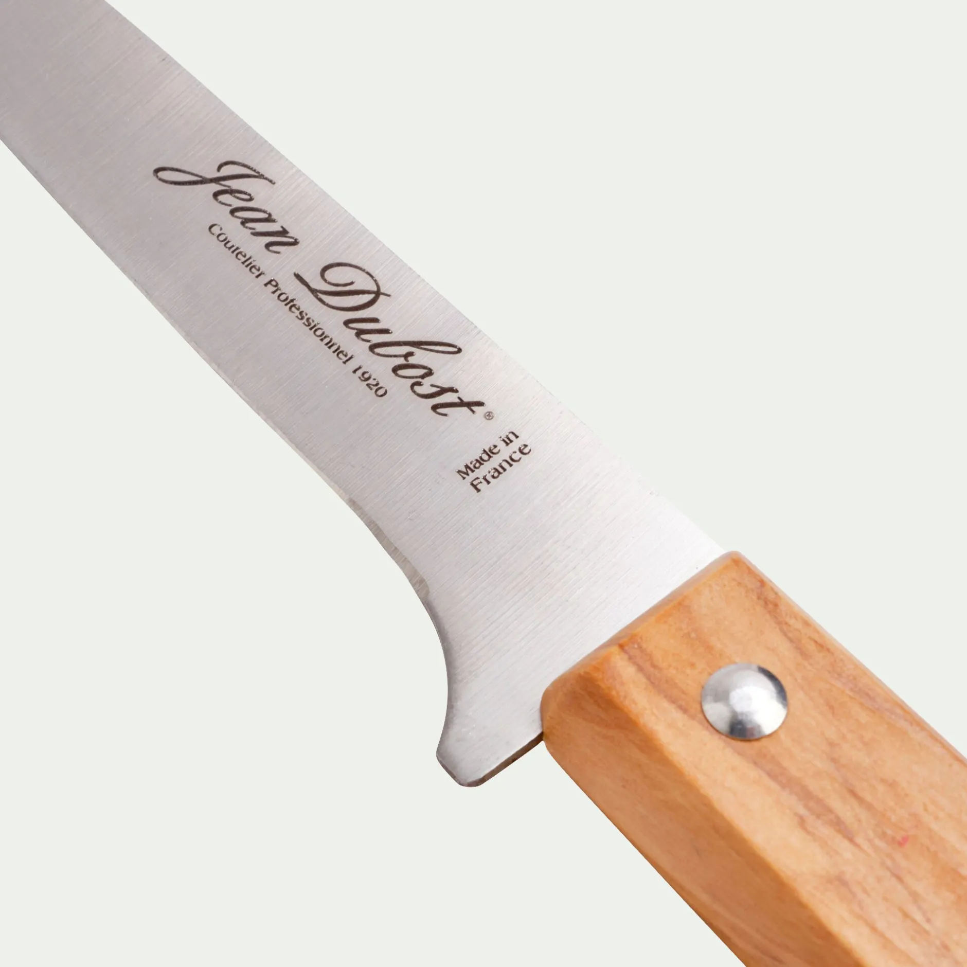 Couteau De Cuisine*alinea Couteau multi-usages en inox et bois d'olivier 25cm - Naturel