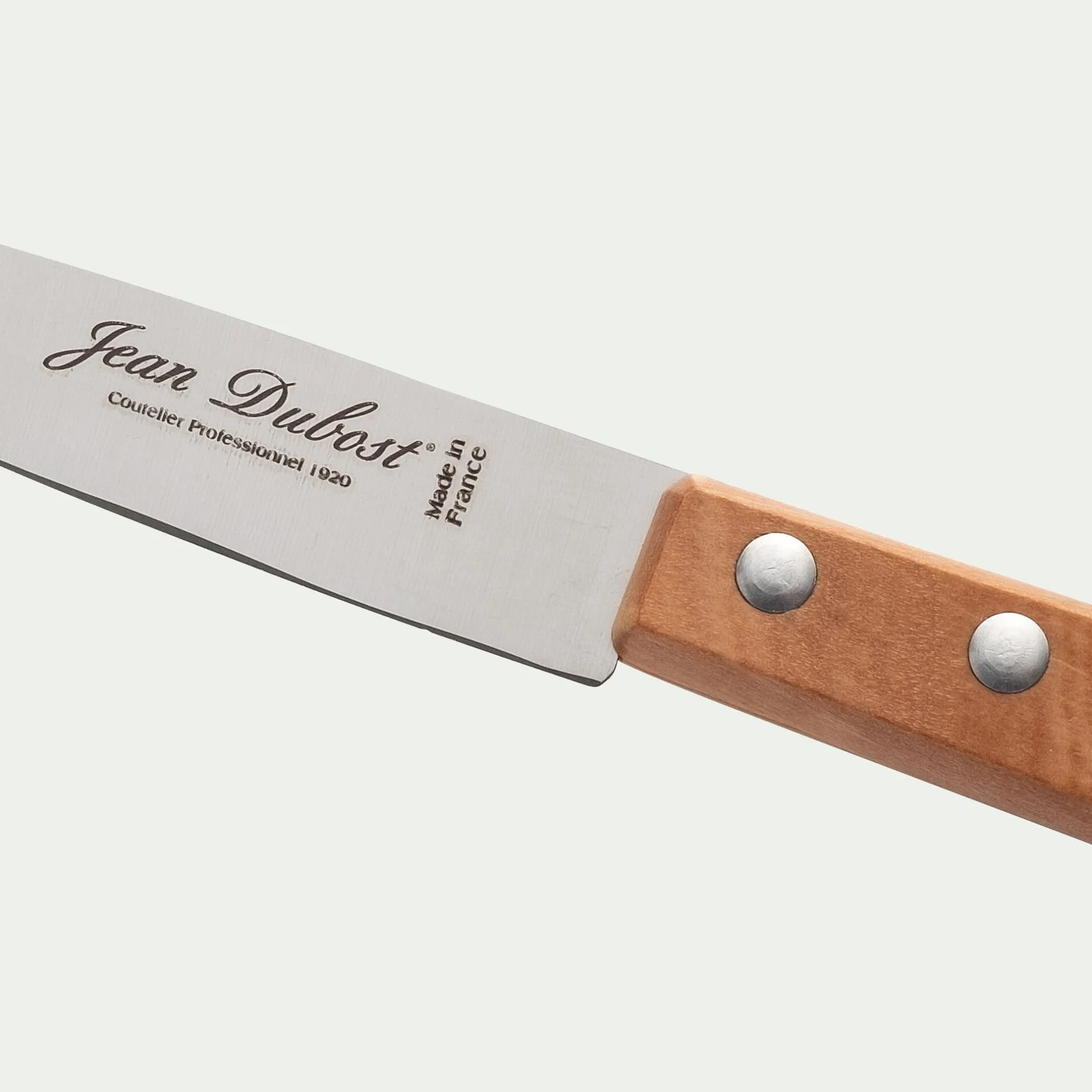 Couteau De Cuisine*alinea Couteau office en inox et bois d'olivier 18cm - Naturel