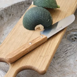 Couteau De Cuisine*alinea Couteau santoku en inox et bois d'olivier 28cm - Naturel