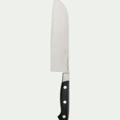 Couteau De Cuisine*alinea Couteau Santoku forgé avec lame 19cm en métal Noir