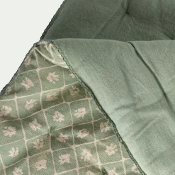 Couvre-Lit*alinea Couvre lit finition croquet en coton 220x240cm - Vert