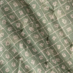 Couvre-Lit*alinea Couvre lit finition croquet en coton 220x240cm - Vert