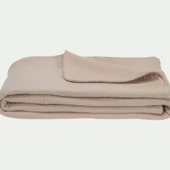 Couvre-Lit*alinea Couvre-lit en gaze de coton - alpilles 180x230cm Beige