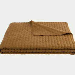 Couvre-Lit*alinea Couvre-lit en tissu surpiqué 230x250cm - alep Jaune