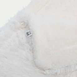Plaid|Couvre-Lit*alinea Couvre-lit imitation fourrure en polyester - 180x220cm Blanc