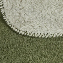 Plaid|Couvre-Lit*alinea Couvre-lit imitation fourrure - cèdre 180x220cm Vert