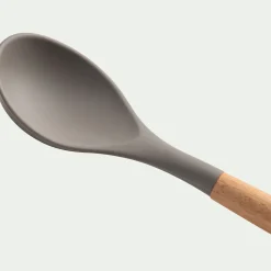 Ustensile De Cuisine|Couvert De Service*alinea Cuillère en bois et silicone - brun terre ombre