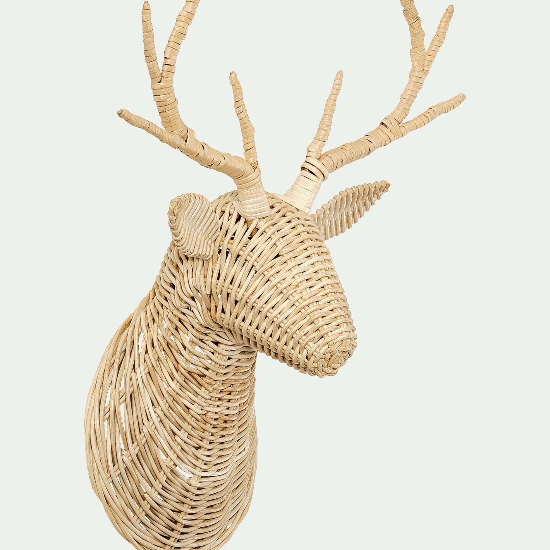 Matelas Enfant|Déco Murale*alinea Déco cerf en rotin H53cm Naturel