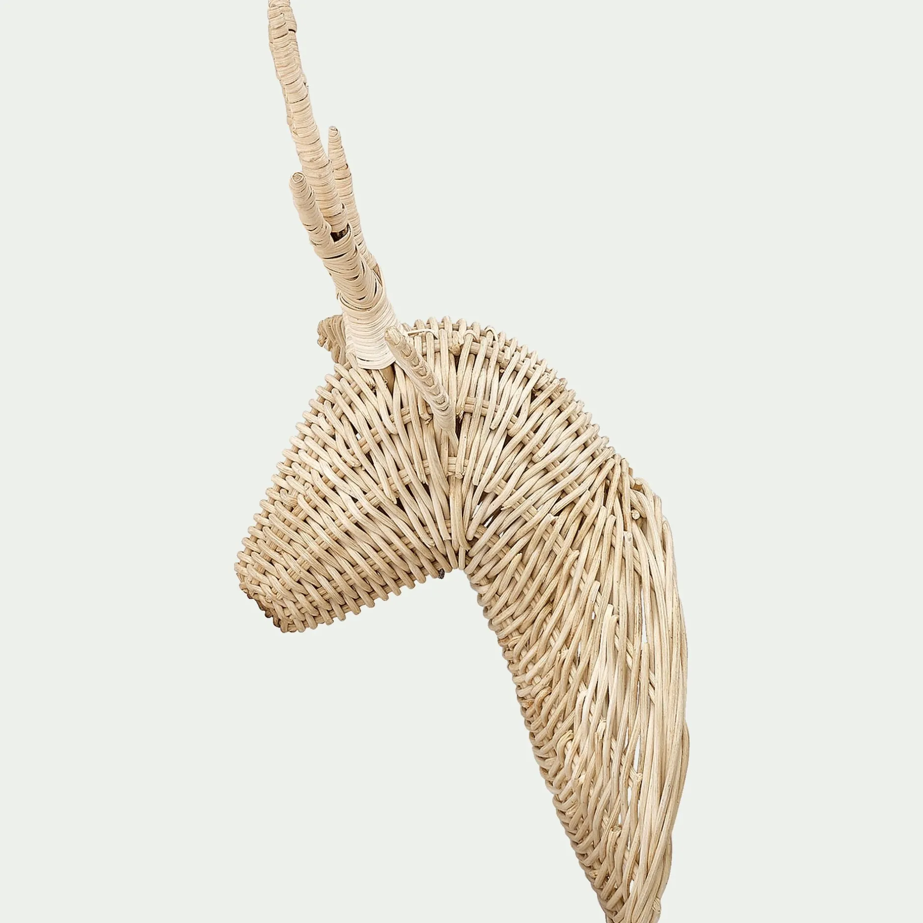 Matelas Enfant|Déco Murale*alinea Déco cerf en rotin H53cm Naturel